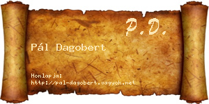 Pál Dagobert névjegykártya